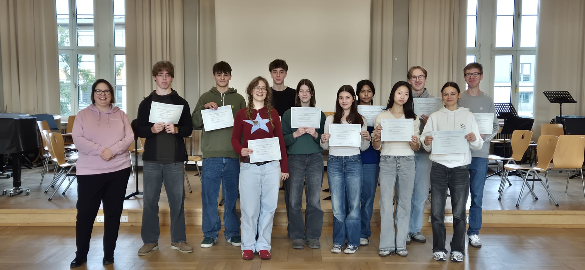 Überreichung der DELF-Diplome