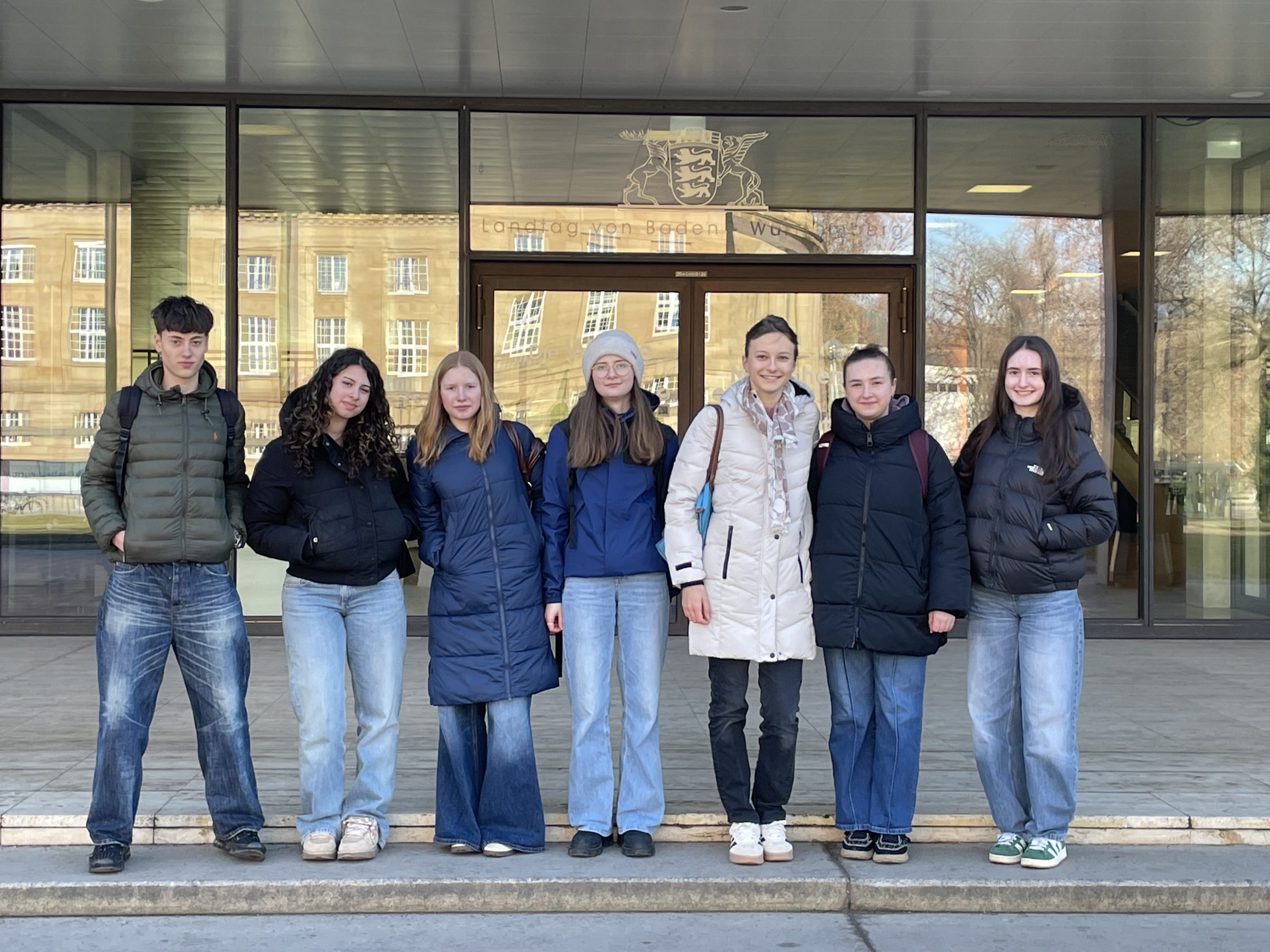 Leistungskurs Gemeinschaftskunde zu Besuch im Landtag Baden-Württemberg
