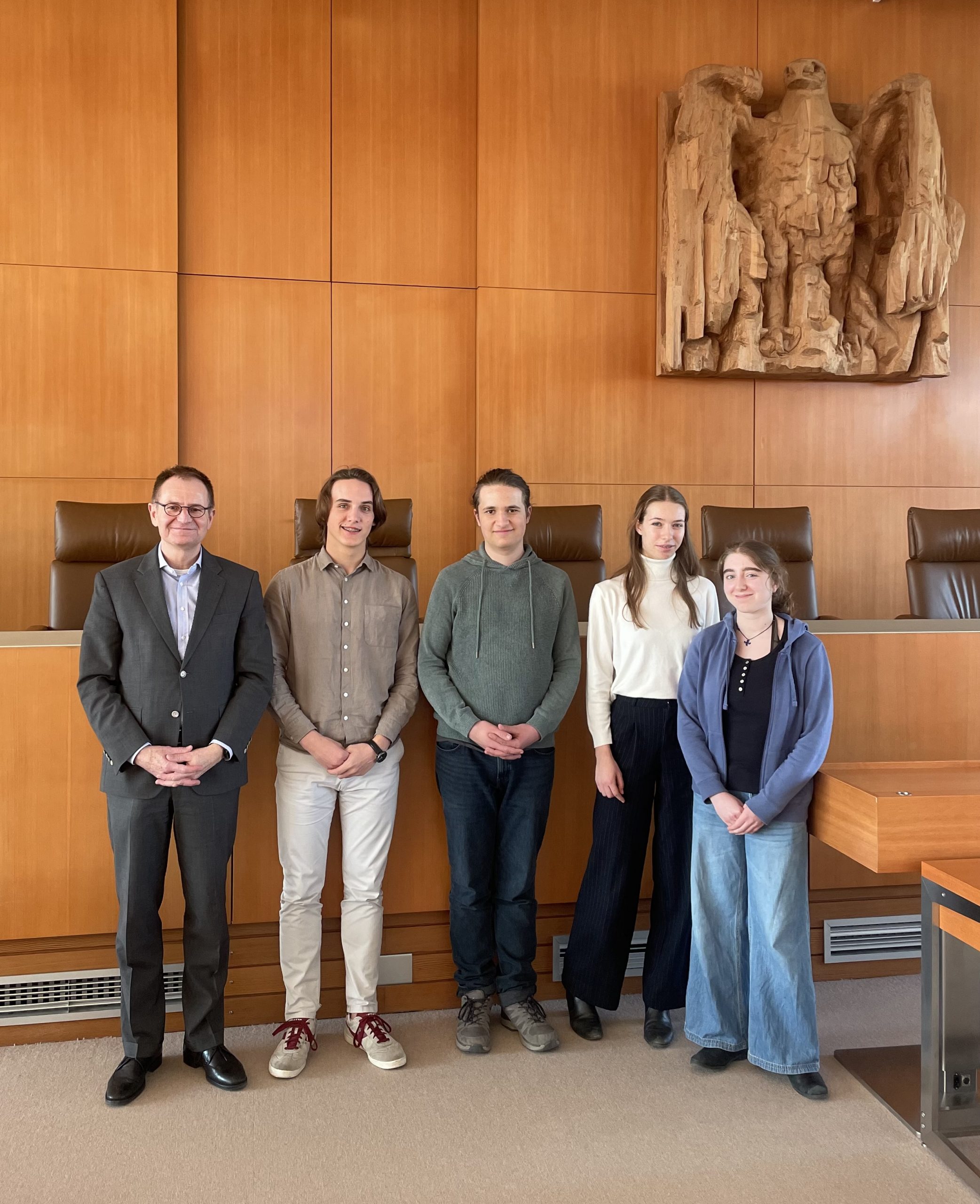 Besuch des Seminarkurses Recht beim Bundesverfassungsgericht