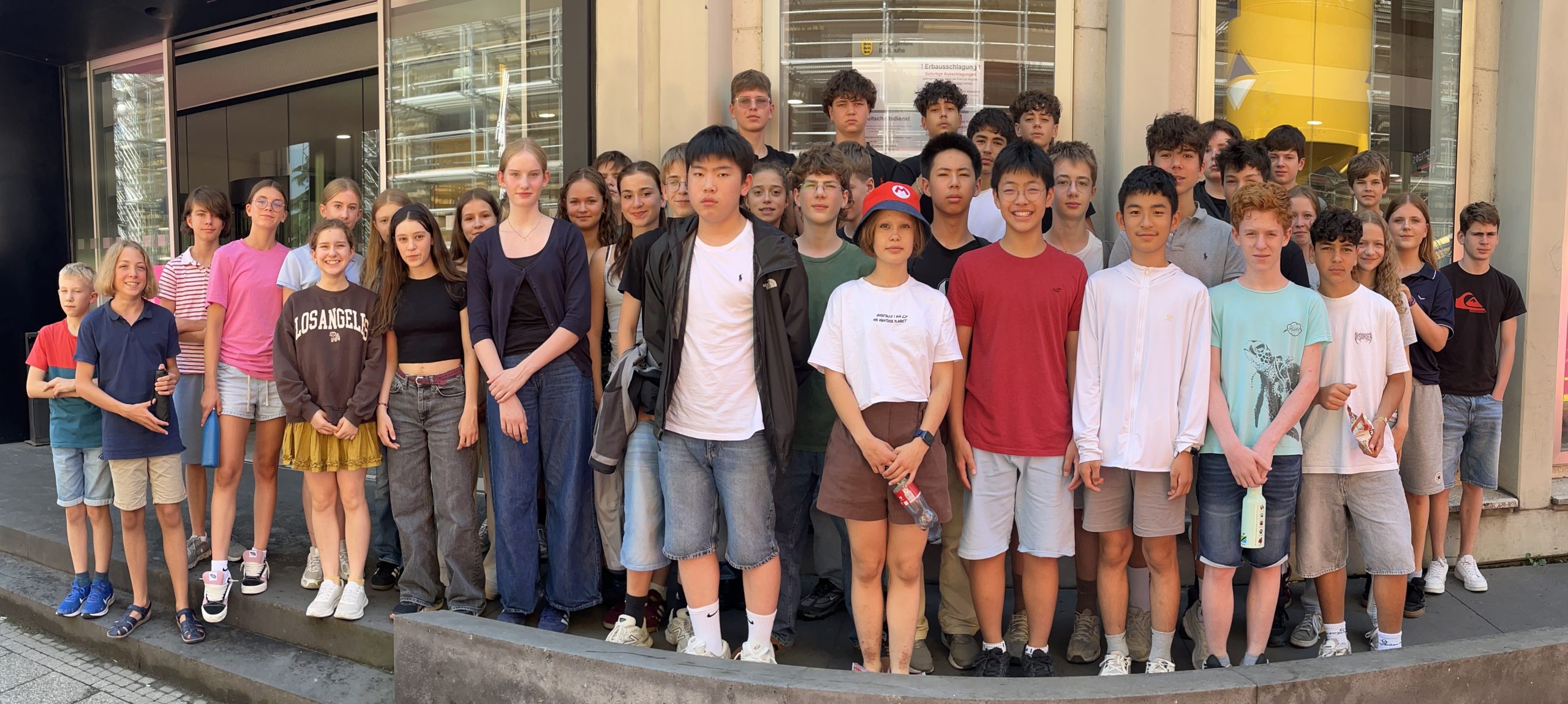 Besuch der Klassen 8a und 8c beim Amtsgericht Karlsruhe